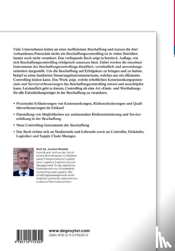 Piontek, Jochem - Beschaffungscontrolling