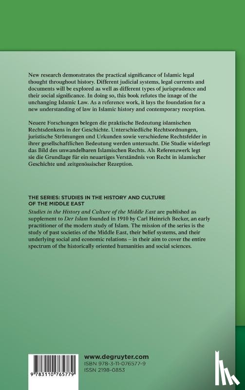 Muller, Christian - Recht und historische Entwicklung der Scharia im Islam