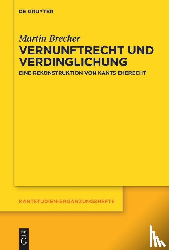 Brecher, Martin - Vernunftrecht Und Verdinglichung