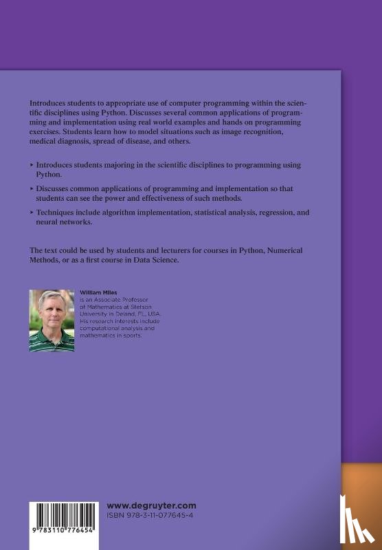 Miles, William - Numerical Methods with Python