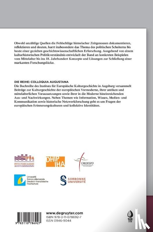  - Politisches Scheitern