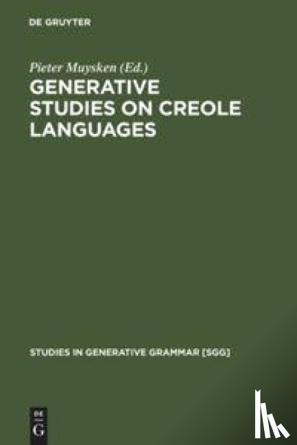 - Generative studies on Creole languages
