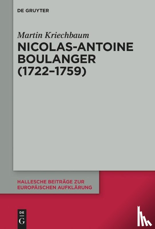 Kriechbaum, Martin - Nicolas-Antoine Boullanger (1722-1759)
