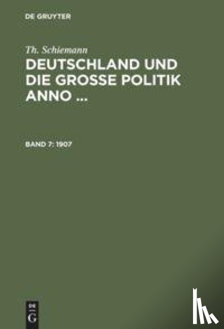 Schiemann, Th - 1907