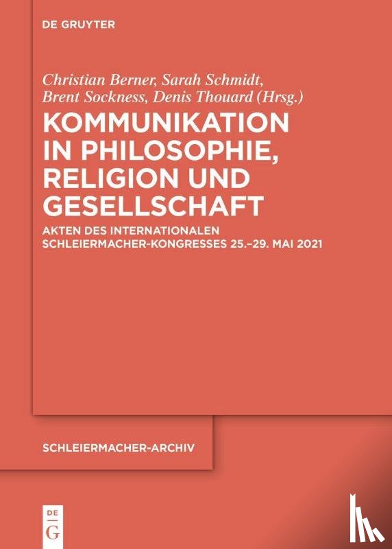  - Kommunikation in Philosophie, Religion und Gesellschaft