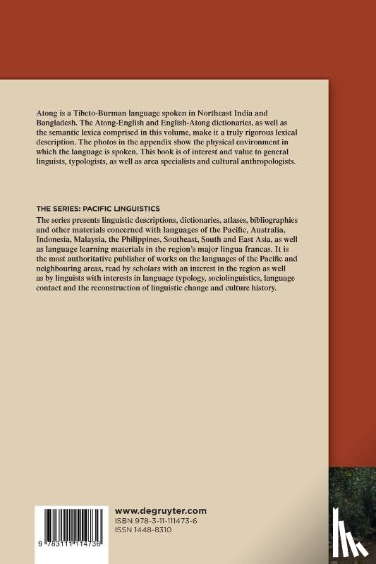 Breugel, Seino van - A Dictionary of Atong