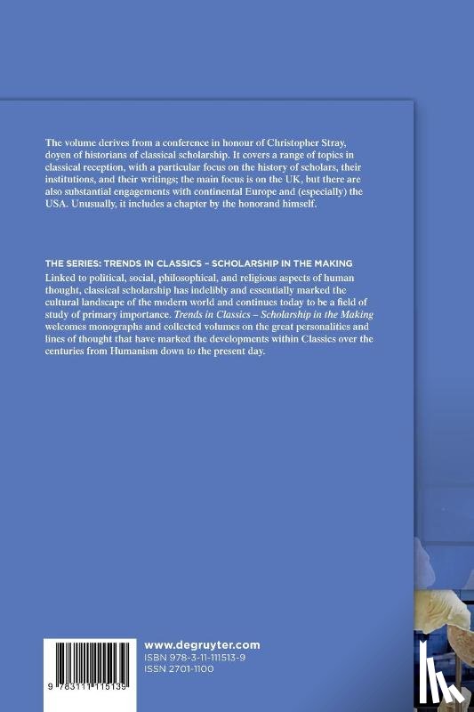  - Classical Scholarship and Its History