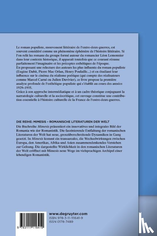 Kern, Matthias - L’esthetique populiste