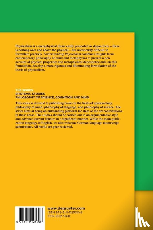Horzer, Gregor M. - Understanding Physicalism