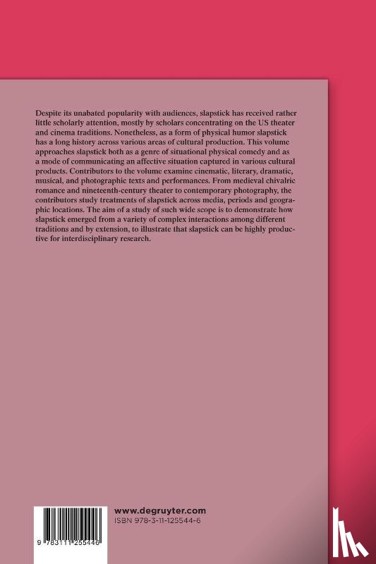  - Slapstick: An Interdisciplinary Companion