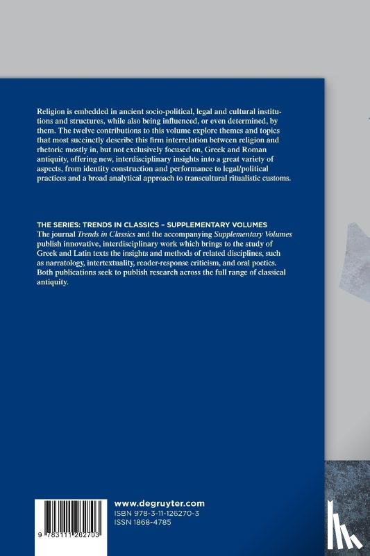  - Rhetoric and Religion in Ancient Greece and Rome