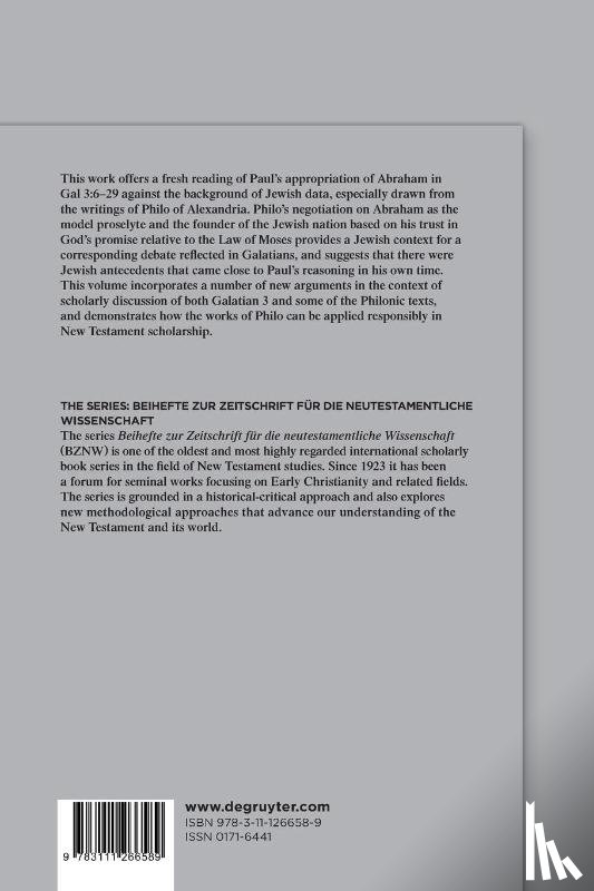 Bekken, Per Jarle - Paul’s Negotiation of Abraham in Galatians 3 in the Jewish Context
