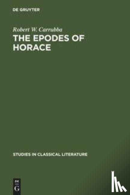 Carrubba, Robert W. - The epodes of Horace