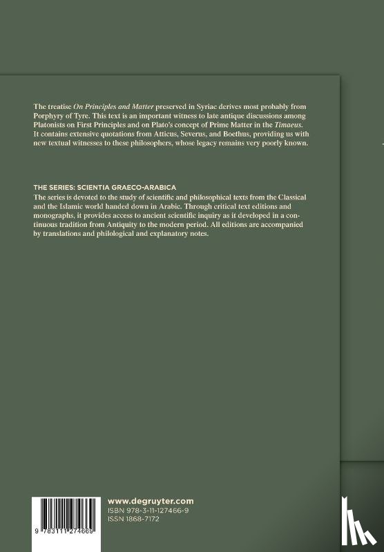 Porphyry, Arzhanov, Yury - Porphyry, ¿On Principles and Matter¿