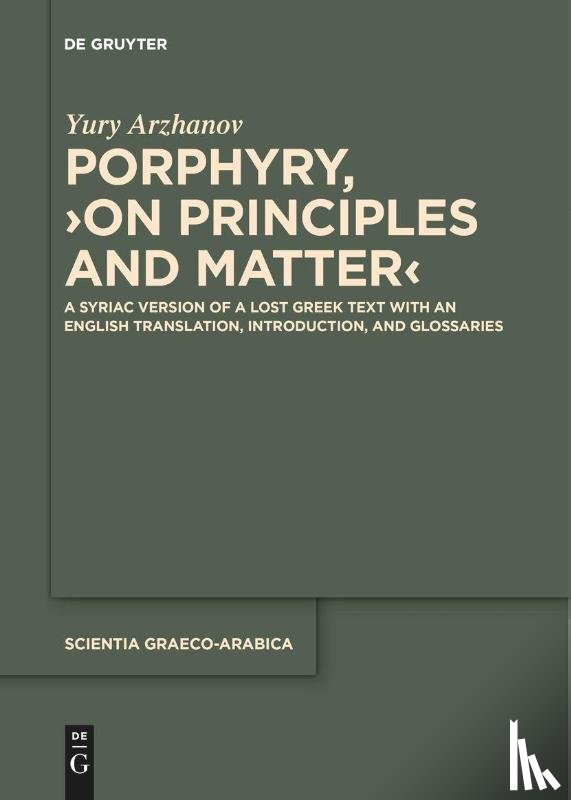 Porphyry, Arzhanov, Yury - Porphyry, ¿On Principles and Matter¿