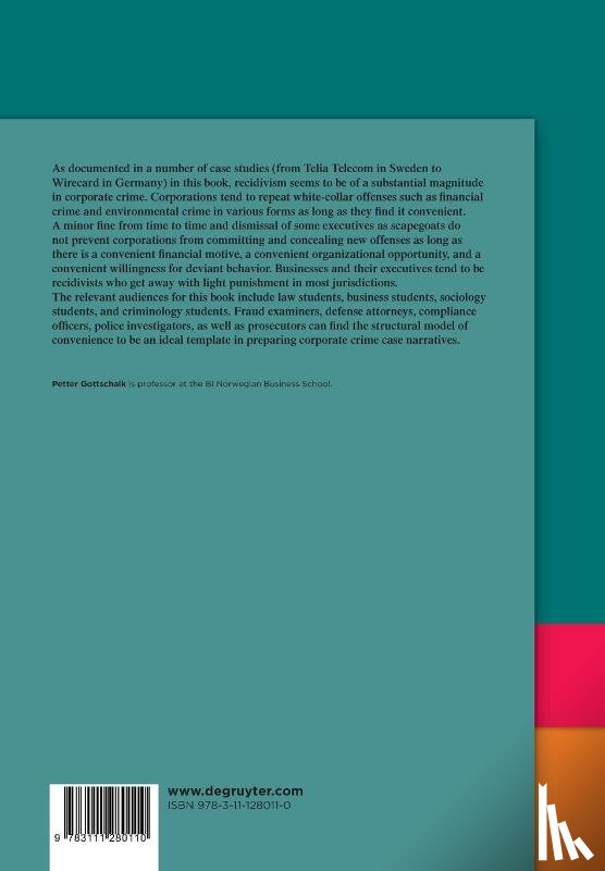 Gottschalk, Petter - The Convenience of Corporate Crime
