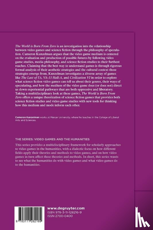 Kunzelman, Cameron - The World Is Born From Zero