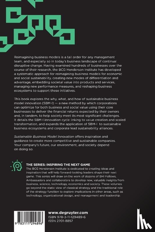  - Sustainable Business Model Innovation