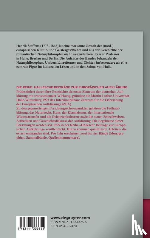  - Henrik Steffens und Halle um 1800