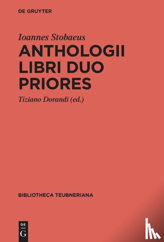  - Anthologii libri duo priores