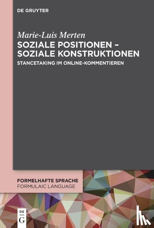 Merten, Marie-Luis - Soziale Positionen - soziale Konstruktionen