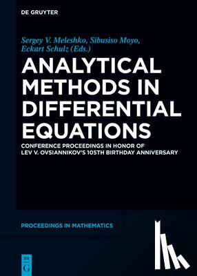  - Analytical Methods in Differential Equations
