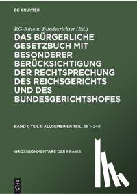 DENECKE, JOHANNES - Allgemeiner Teil, 1-240