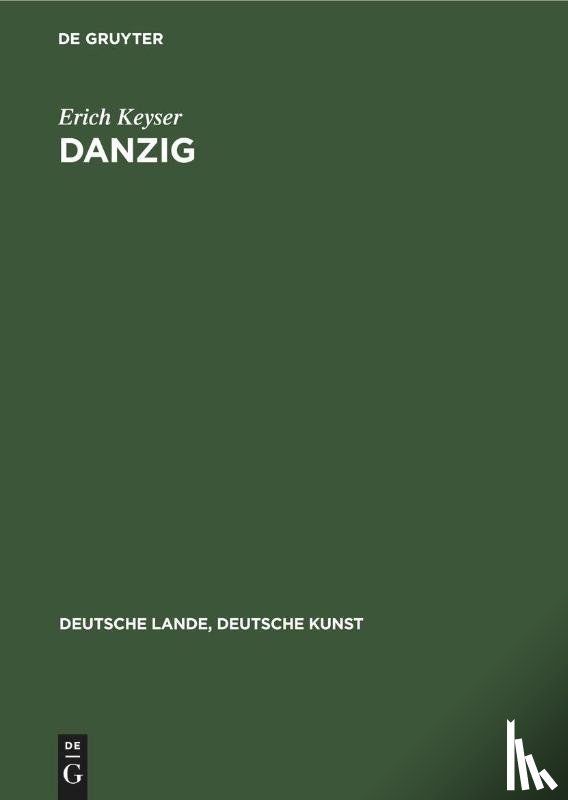 Keyser, Erich - Danzig