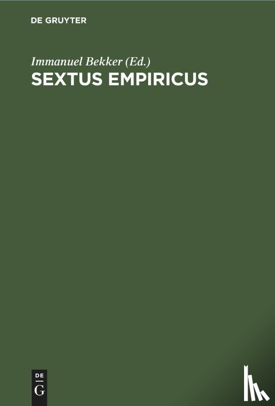  - Sextus Empiricus