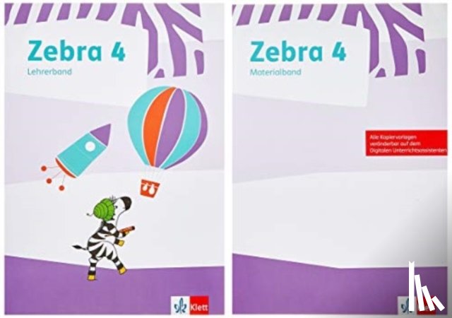  - Zebra 4. Paket: Didaktischer Kommentar und Materialband zum Verbrauchsmaterial Klasse 4
