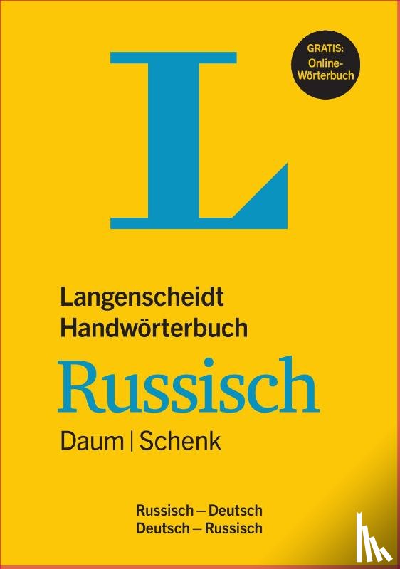 Daum, Edmund, Schenk, Werner - Langenscheidt Handwörterbuch Russisch Daum/Schenk - Buch mit Online-Anbindung