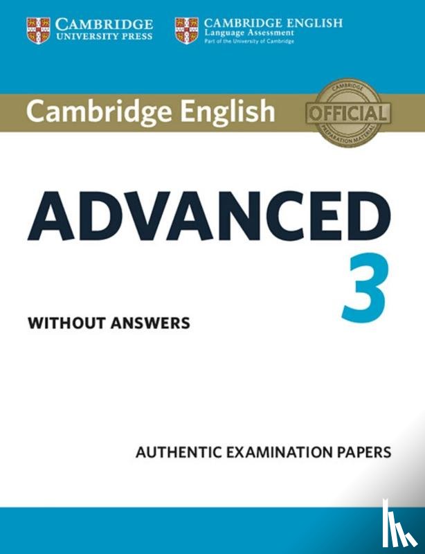  - Cambridge English Advanced 3. Student's Book without answers