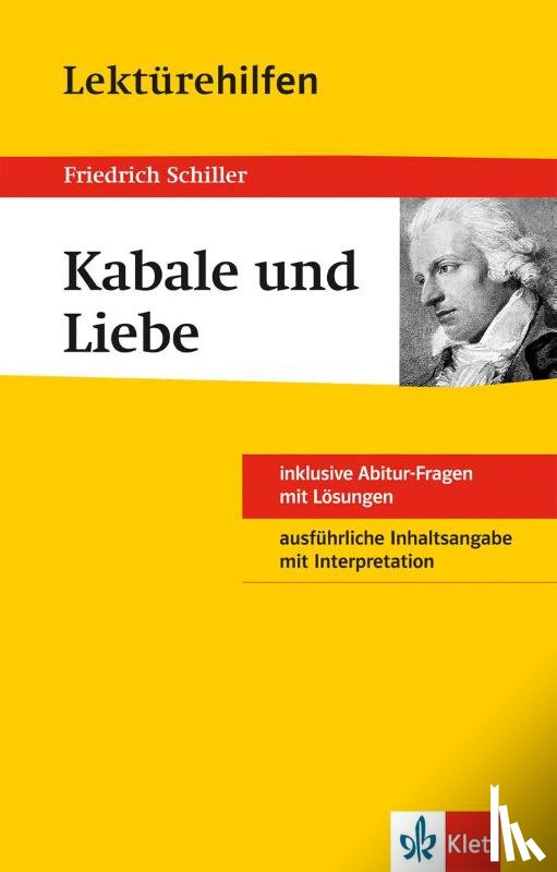  - Lektürehilfen Friedrich Schiller "Kabale und Liebe"