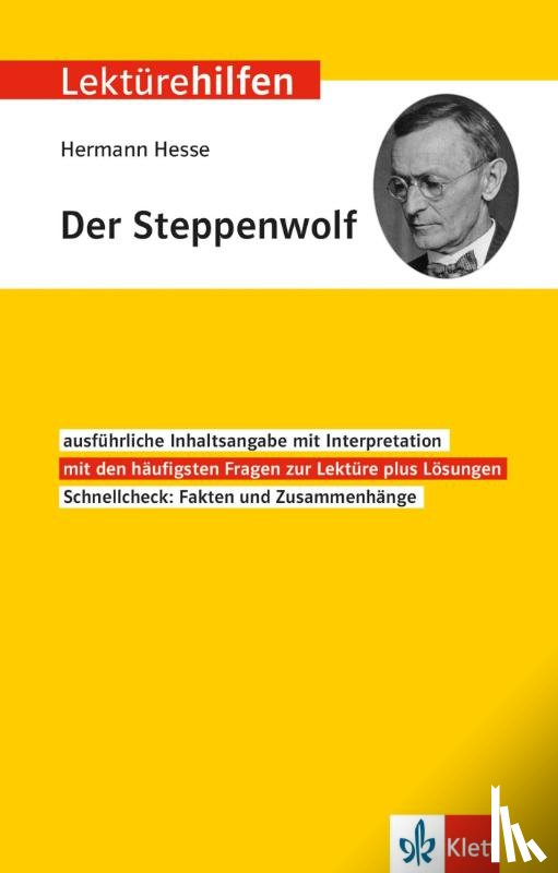  - Klett Lektürehilfen Hermann Hesse "Der Steppenwolf"
