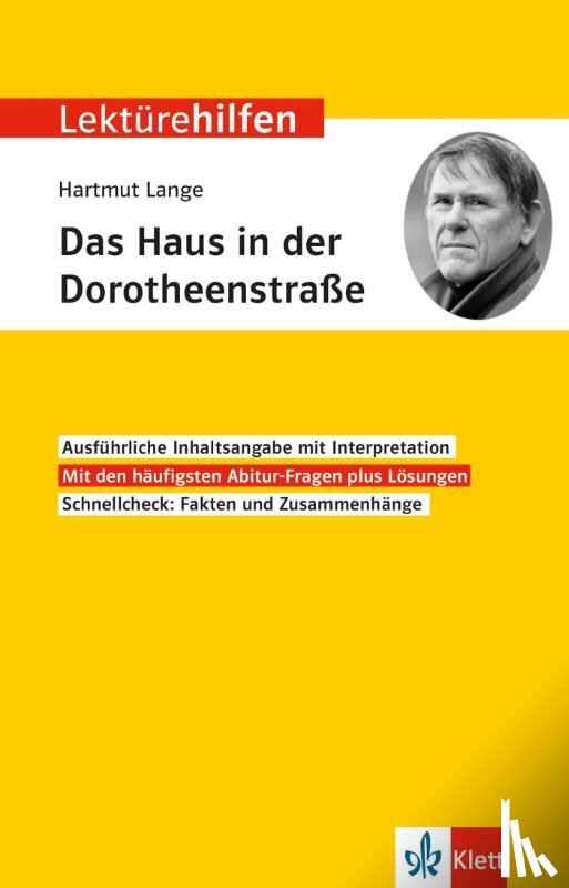  - Lektürehilfen Hartmut Lange "Das Haus in der Dorotheenstraße"