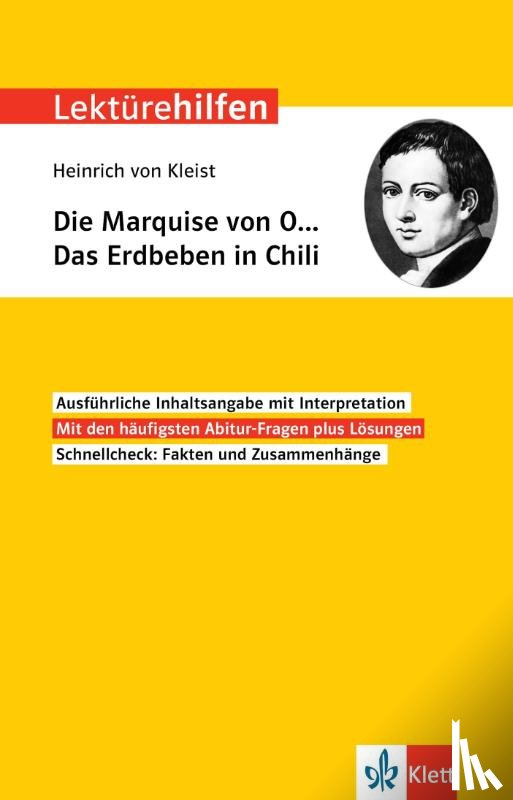  - Lektürehilfen Heinrich von Kleist "Die Marquise von O.../Das Erdbeben in Chili"