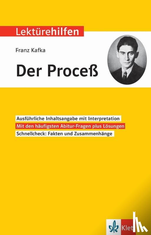  - Klett Lektürehilfen Franz Kafka, "Der Proceß"