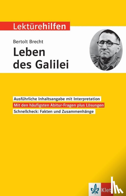  - Lektürehilfen Bertolt Brecht, "Das Leben des Galilei"