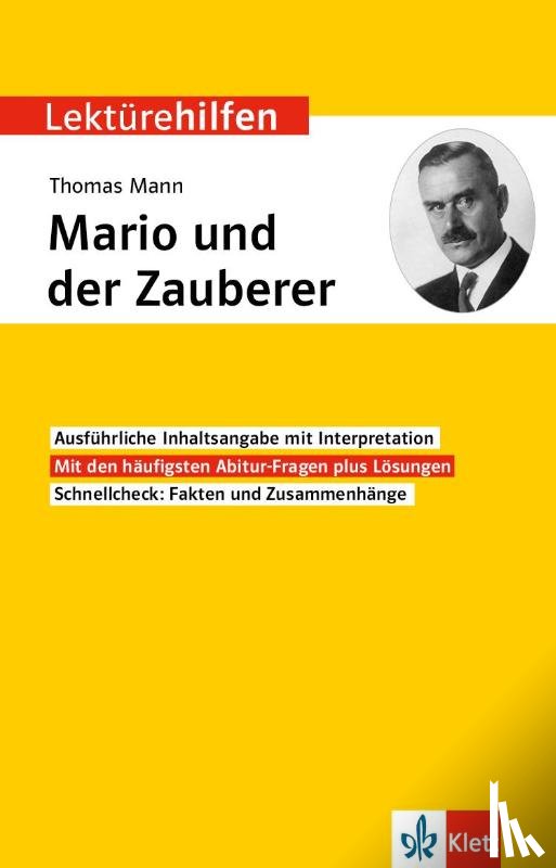  - Lektürehilfen Thomas Mann, Mario und der Zauberer