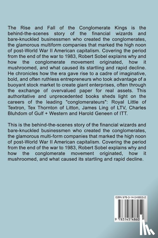 Sobel, Robert - The Rise and Fall of the Conglomerate Kings