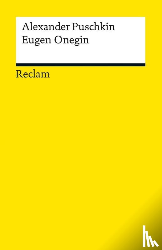 Puschkin, Alexander S. - Eugen Onegin