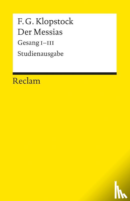 Klopstock, Friedrich Gottlieb - Der Messias