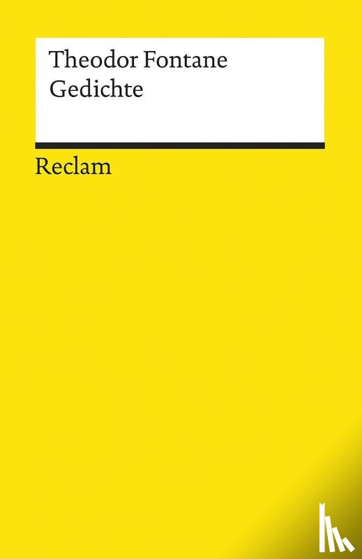 Fontane, Theodor - Gedichte