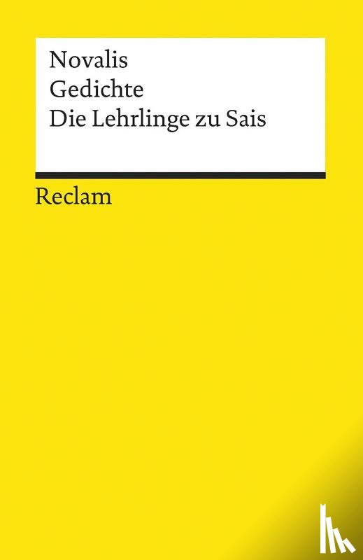 Novalis - Gedichte. Die Lehrlinge zu Sais