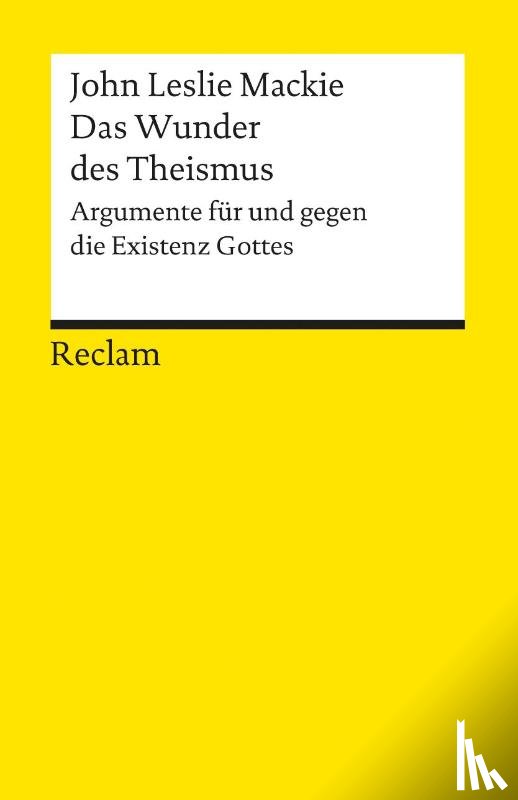 Mackie, John Leslie - Das Wunder des Theismus