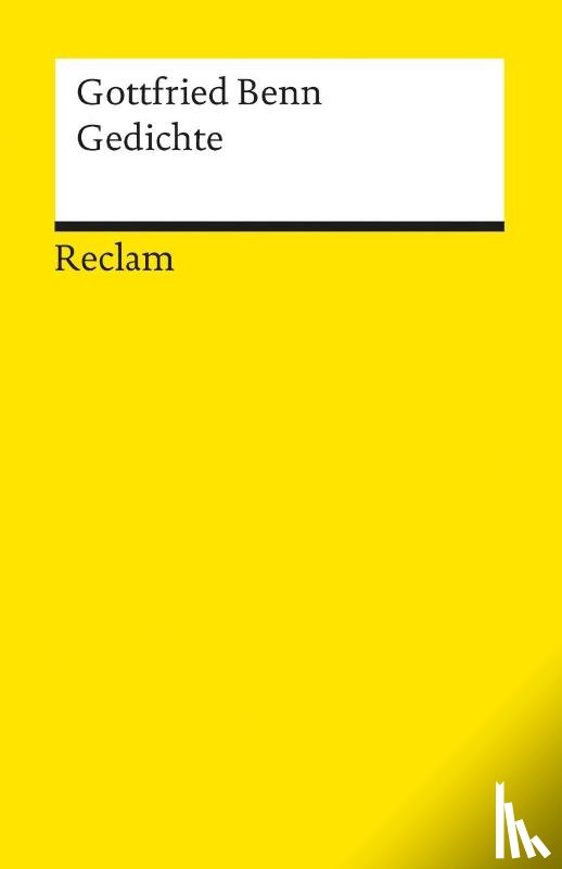Benn, Gottfried - Gedichte