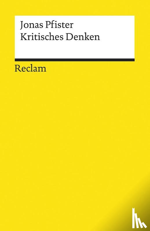 Pfister, Jonas - Kritisches Denken