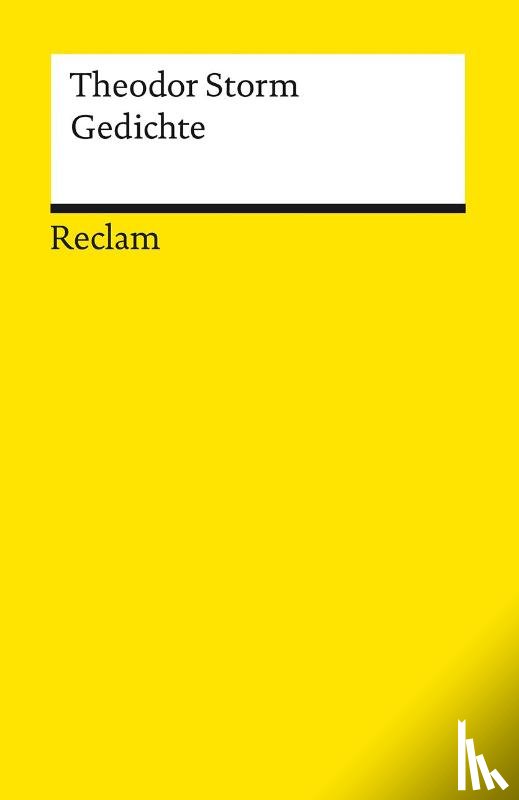 Storm, Theodor - Gedichte