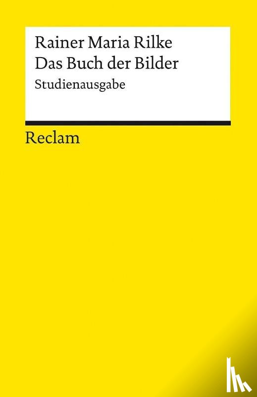 Rilke, Rainer Maria - Das Buch der Bilder