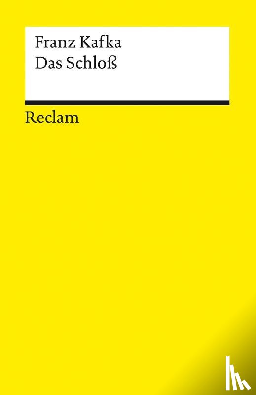 Kafka, Franz - Das Schloß. Roman. Textausgabe mit Nachwort